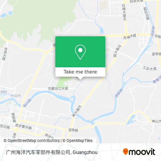 广州海洋汽车零部件有限公司 map