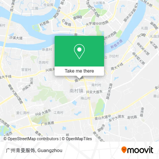 广州青曼服饰 map
