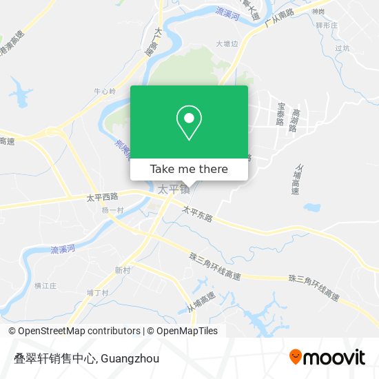 叠翠轩销售中心 map