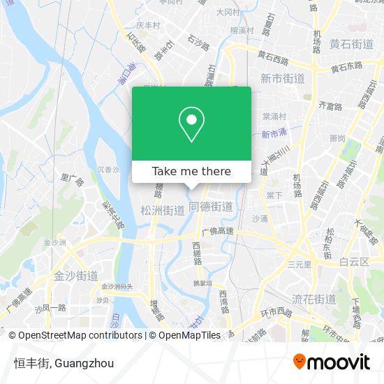 恒丰街 map