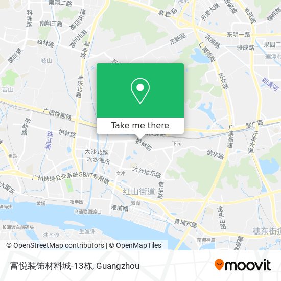 富悦装饰材料城-13栋 map