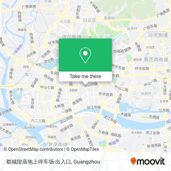 都城隍庙地上停车场-出入口 map