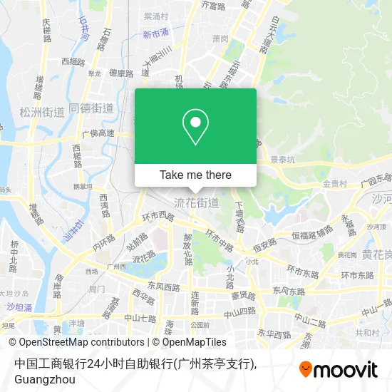 中国工商银行24小时自助银行(广州茶亭支行) map