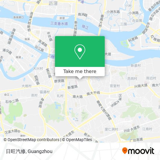 日旺汽修 map