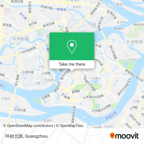 环校北路 map