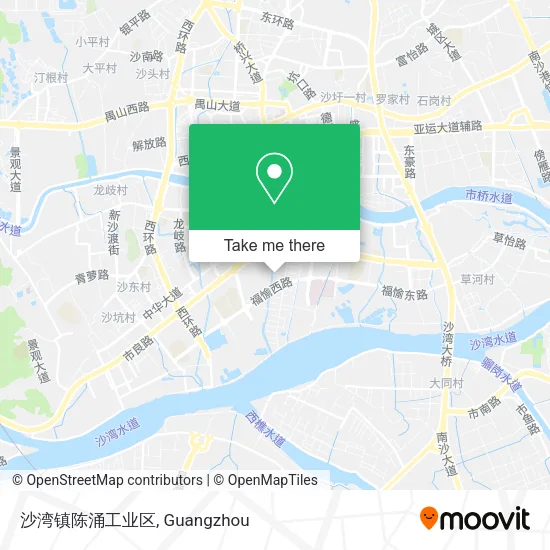 沙湾镇陈涌工业区 map