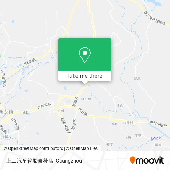 上二汽车轮胎修补店 map