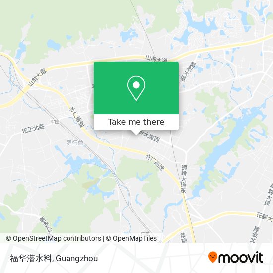 福华潜水料 map