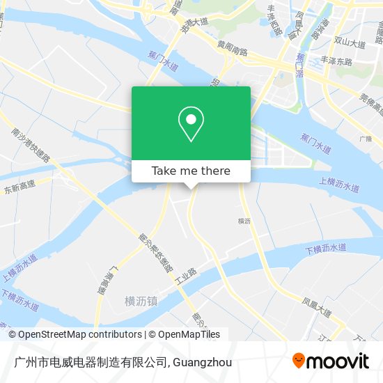 广州市电威电器制造有限公司 map