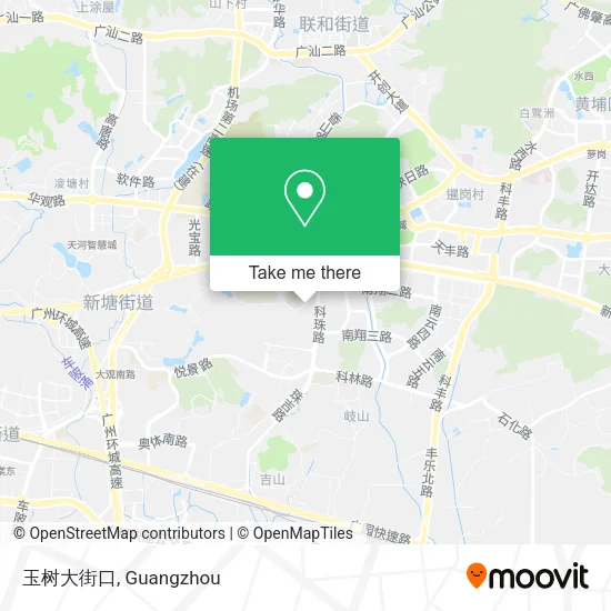 玉树大街口 map