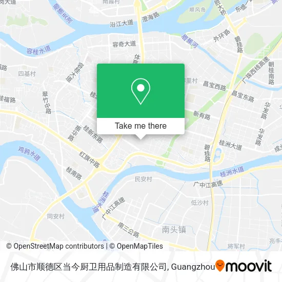 佛山市顺德区当今厨卫用品制造有限公司 map