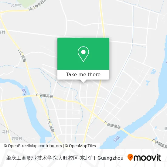 肇庆工商职业技术学院大旺校区-东北门 map