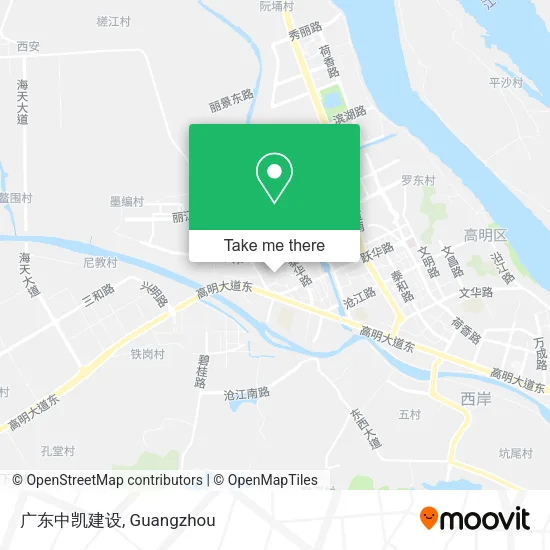 广东中凯建设 map