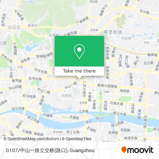 G107/中山一路立交桥(路口) map