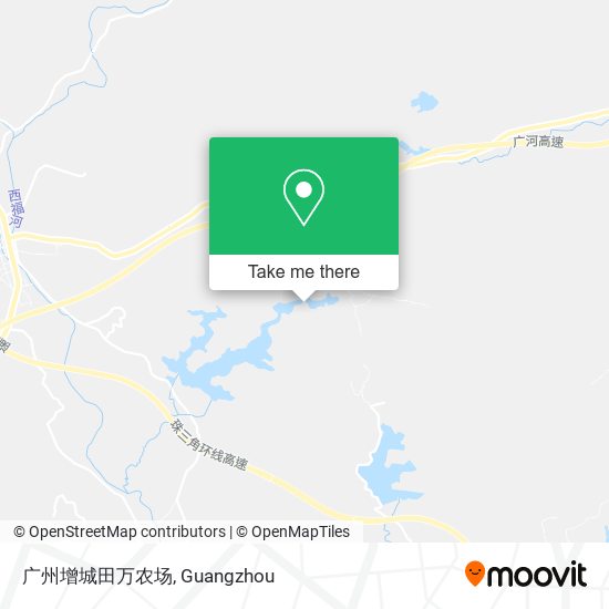 广州增城田万农场 map