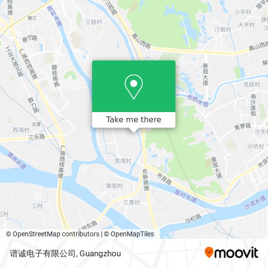 谱诚电子有限公司 map