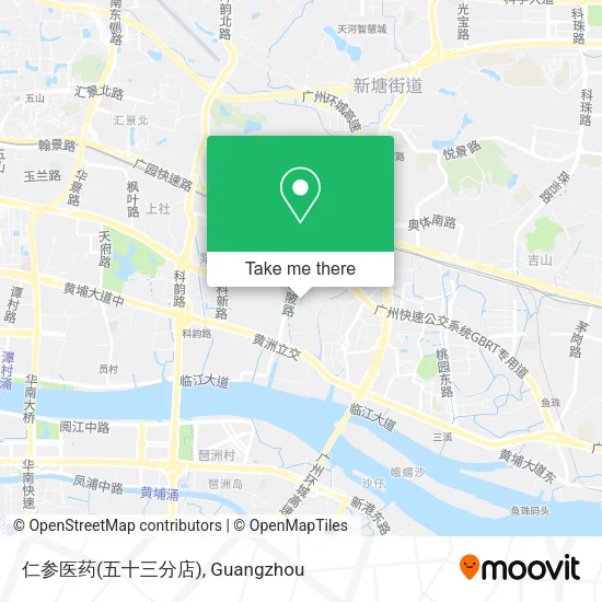 仁参医药(五十三分店) map