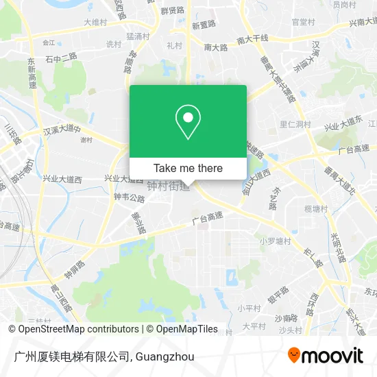 广州厦镁电梯有限公司 map