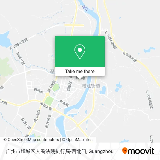 广州市增城区人民法院执行局-西北门 map