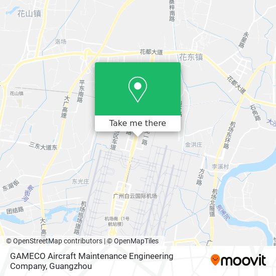 GAMECO Aircraft Maintenance Engineering Company map