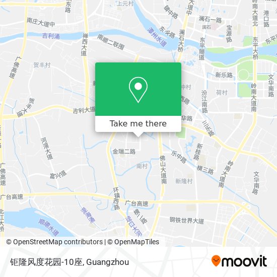钜隆风度花园-10座 map