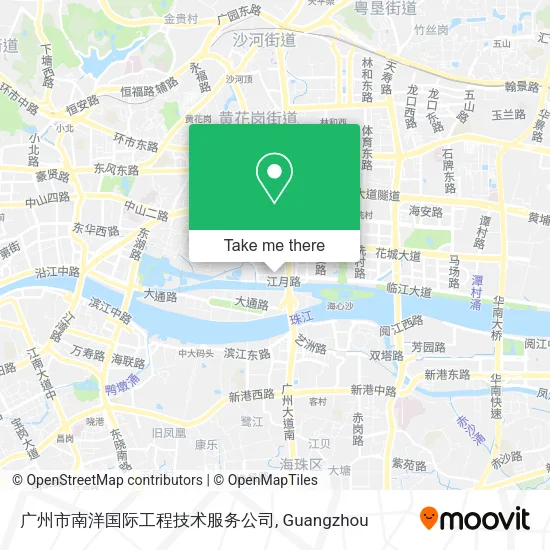 广州市南洋国际工程技术服务公司 map