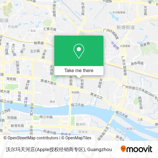 沃尔玛天河店(Apple授权经销商专区) map
