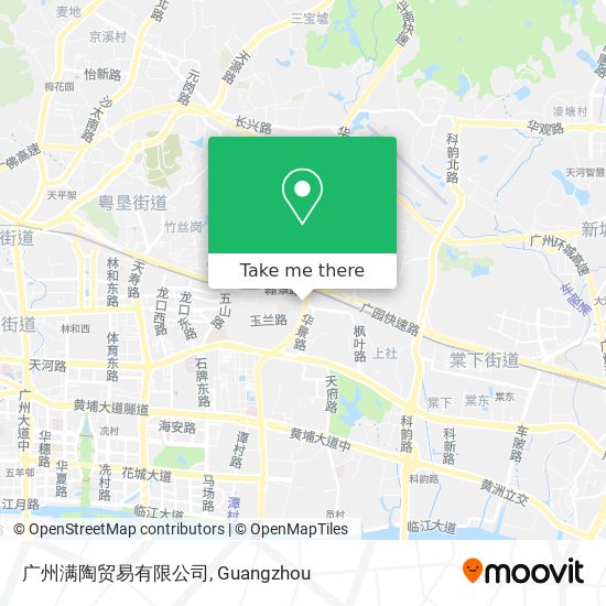广州满陶贸易有限公司 map