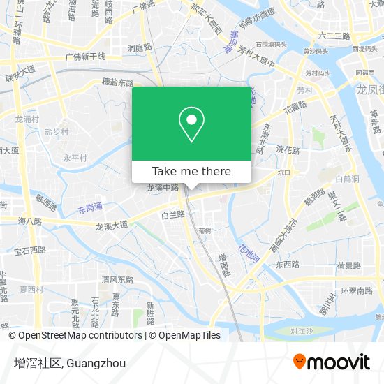 增滘社区 map