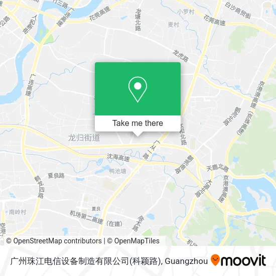 广州珠江电信设备制造有限公司(科颖路) map