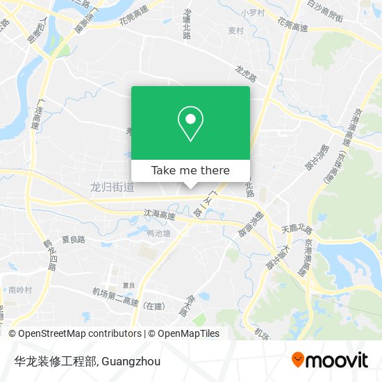 华龙装修工程部 map