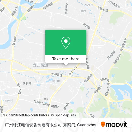 广州珠江电信设备制造有限公司-东南门 map