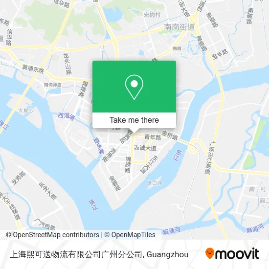 上海熙可送物流有限公司广州分公司 map
