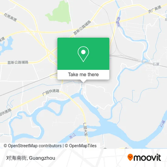 对海南街 map
