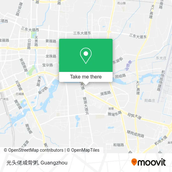 光头佬咸骨粥 map