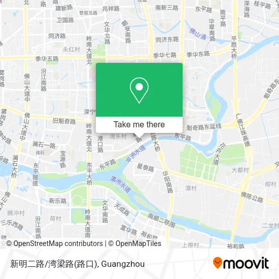 新明二路/湾梁路(路口) map