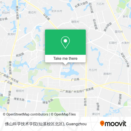 佛山科学技术学院(仙溪校区北区) map