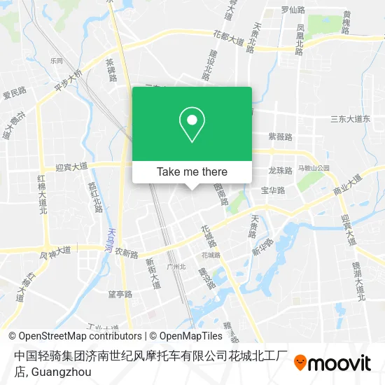 中国轻骑集团济南世纪风摩托车有限公司花城北工厂店 map