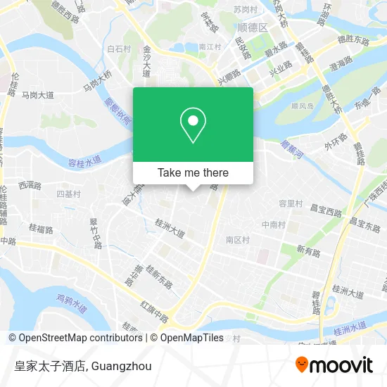 皇家太子酒店 map
