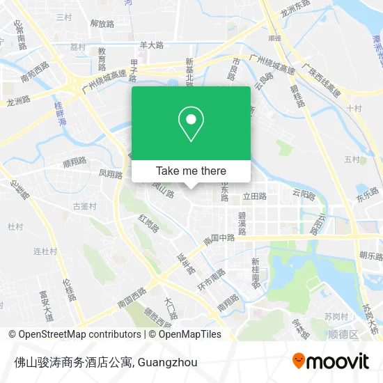 佛山骏涛商务酒店公寓 map