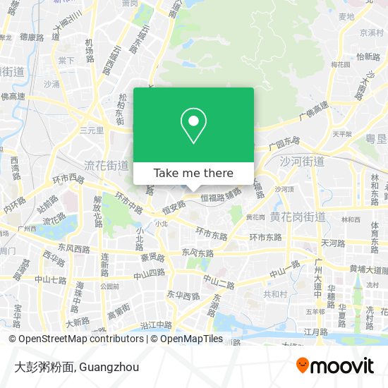 大彭粥粉面 map