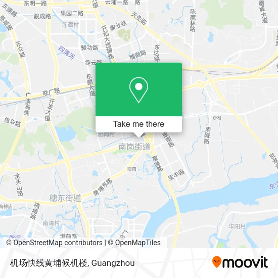 机场快线黄埔候机楼 map