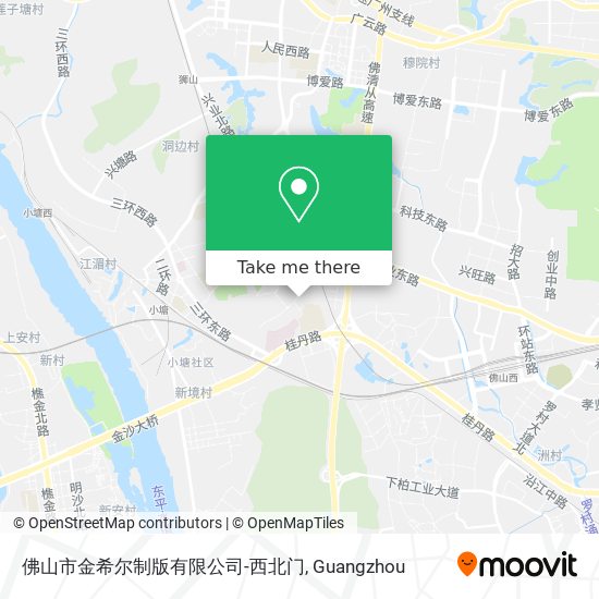 佛山市金希尔制版有限公司-西北门 map