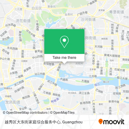 越秀区大东街家庭综合服务中心 map
