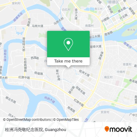 桂洲冯尧敬纪念医院 map