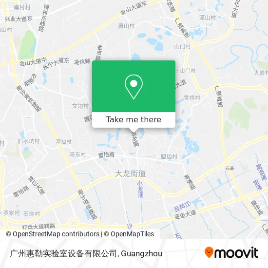广州惠勒实验室设备有限公司 map