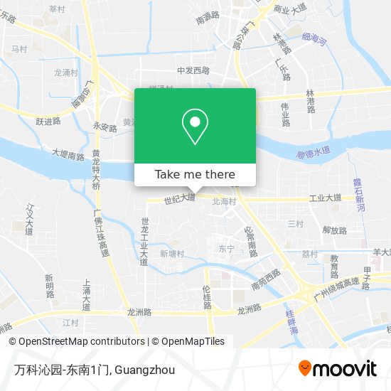 万科沁园-东南1门 map