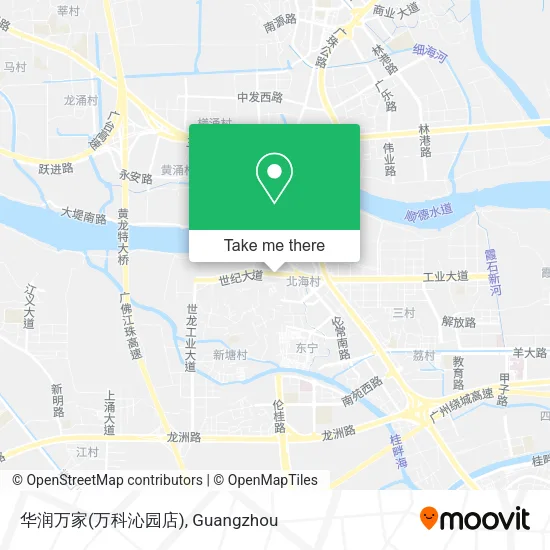 华润万家(万科沁园店) map