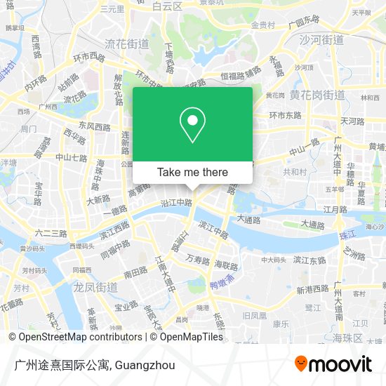 广州途熹国际公寓 map