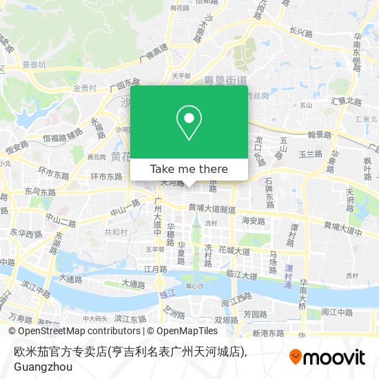 欧米茄官方专卖店(亨吉利名表广州天河城店) map